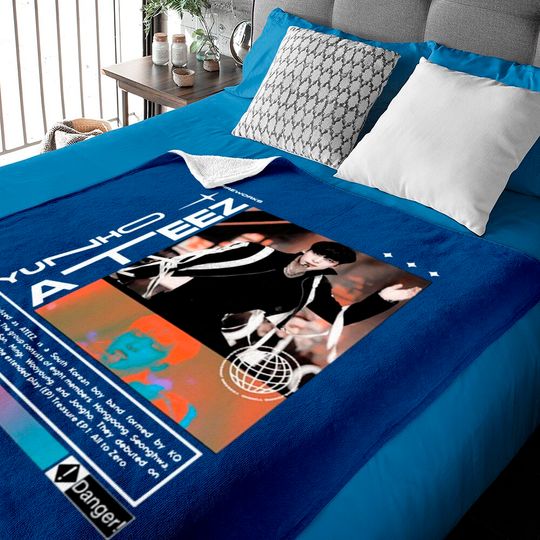 Discover Yunho ATEEZ Baby Blankets Kpop Boyband Music