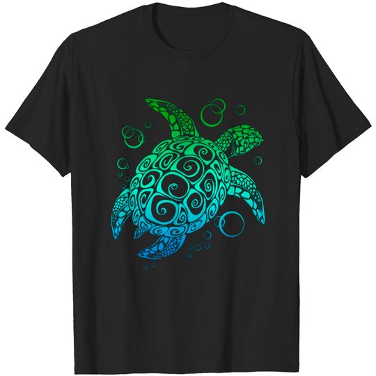 Discover Watercolor Turtle  T-Shirts Sea Turtle Hawaiian Honu