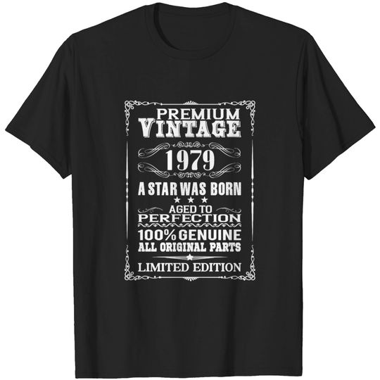 Discover PREMIUM VINTAGE 1979 T-shirt