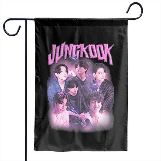 Discover Jungkook BTS Bangtan Garden Flags
