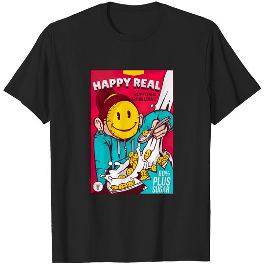 Discover Happy Cereal Box Gift Ideas - Cereal Box - T-Shirt