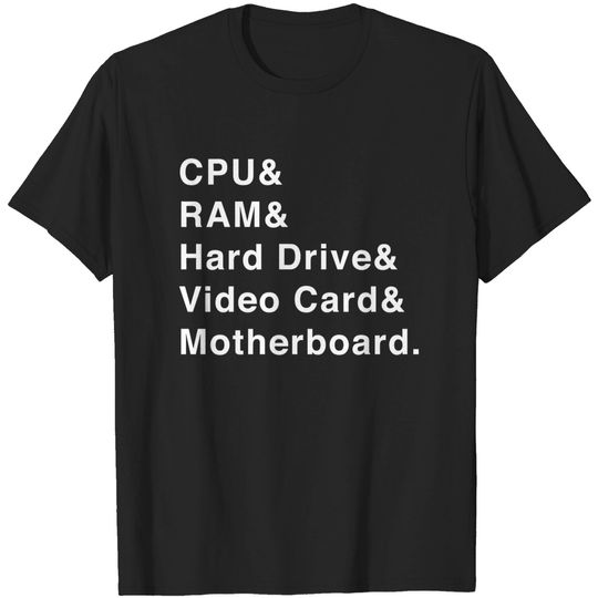 Discover Computer Parts - Cpu - T-Shirt
