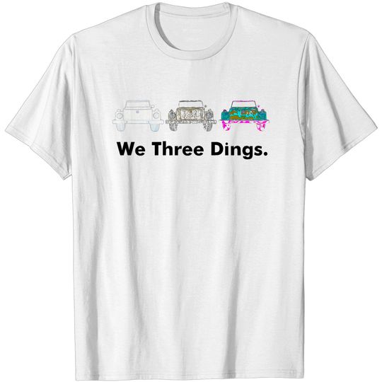 Discover We Three Dings - Vw Thing - T-Shirt