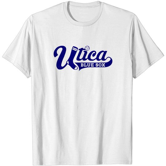 Discover Defunct Utica Blue Sox Baseball 1944 - New York - T-Shirt