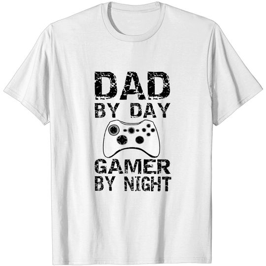 Discover Dad By Day Gamer By Night T-Shirt