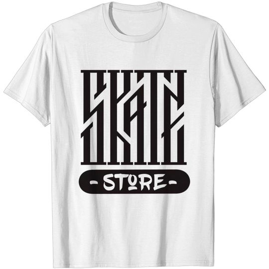 Discover Skate Store - Skateboard Skateboarding - T-Shirt