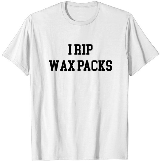 Discover I Rip Wax Packs - Black Lettering - Baseball Cards - T-Shirt