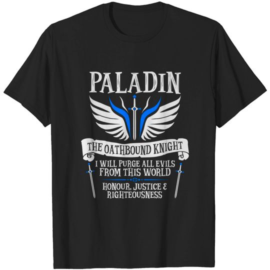 Discover Paladin, Dungeons & Dragons - The Oathbound Knight - Dungeons And Dragons - T-Shirt