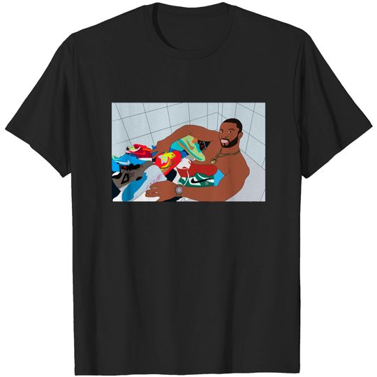 Discover PJ Tucker Sneakerhead Minimalist Basektball Dunks AJs - Sneakerhead - T-Shirt