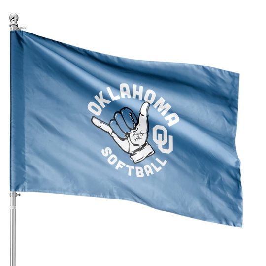 Discover Jocelyn Alo House Flags, Oklahoma Softball Jocelyn Alo Sooner Shaka House Flags,