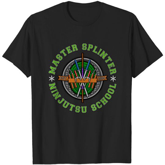 Discover Master Splinter's Ninjutsu School - Club - T-Shirt