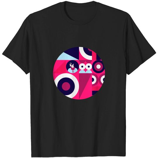 Discover Modernist Sixties Pattern - Female Mod - T-Shirt