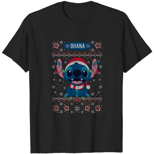Discover Ohana Christmas Sweater - Ugly Christmas Sweater - T-Shirt