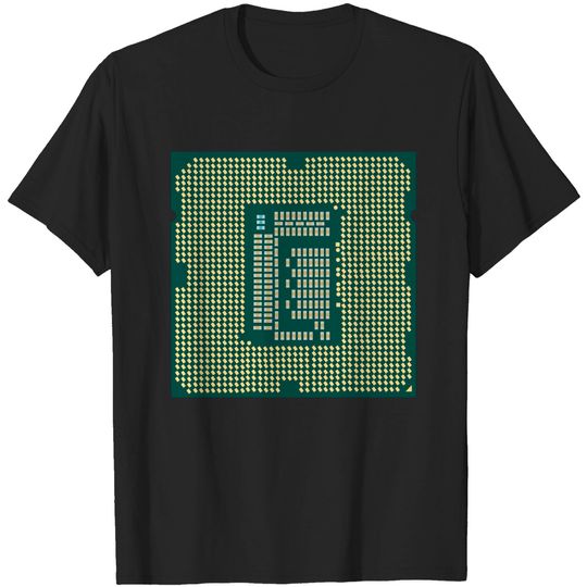 Discover Intel Core CPU Processor Bottom - Cpu - T-Shirt