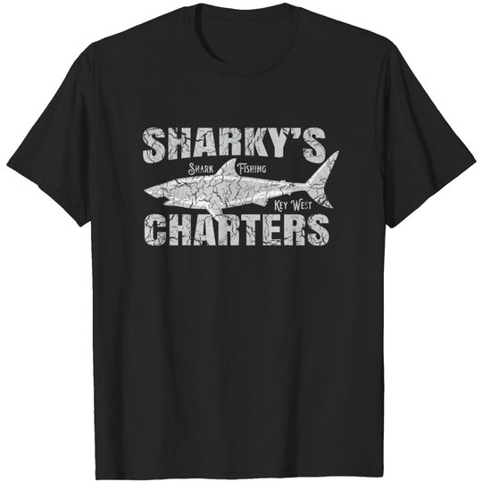 Discover Sharky's Charters Aged - James Bond - T-Shirt