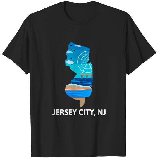 Discover Jersey City, NJ - Jersey City - T-Shirt