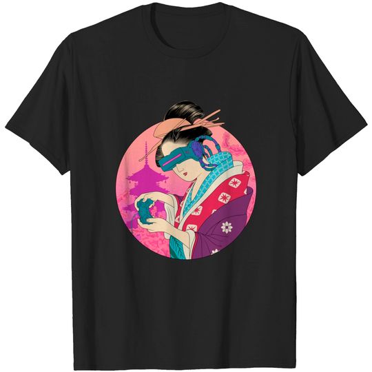 Discover Cyberpunk Ukiyo-e - Ukiyo E - T-Shirt
