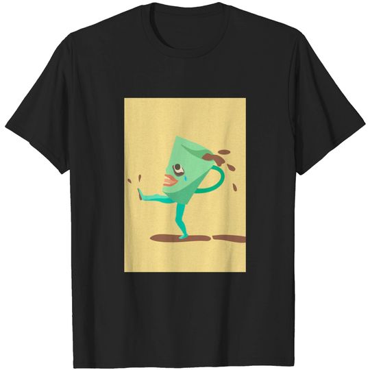 Discover Crying coffee cup tshirt - Crying Coffee Cup - T-Shirt