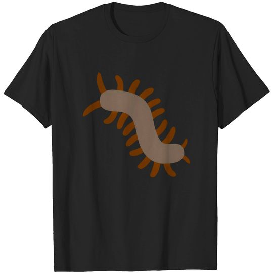 Discover Earthworm Centipede Emoticon - Earthworm - T-Shirt