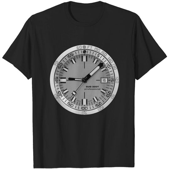 Discover SUB 300T Professional Automatic Gray - a Vintage Automatic Diver Watch - Watch - T-Shirt