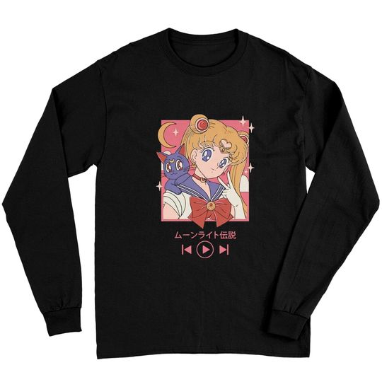 Discover Sailor Moon Long Sleeves Harajuku Clothing Kawaii Clothing Sailor Moon Anime Long Sleeves