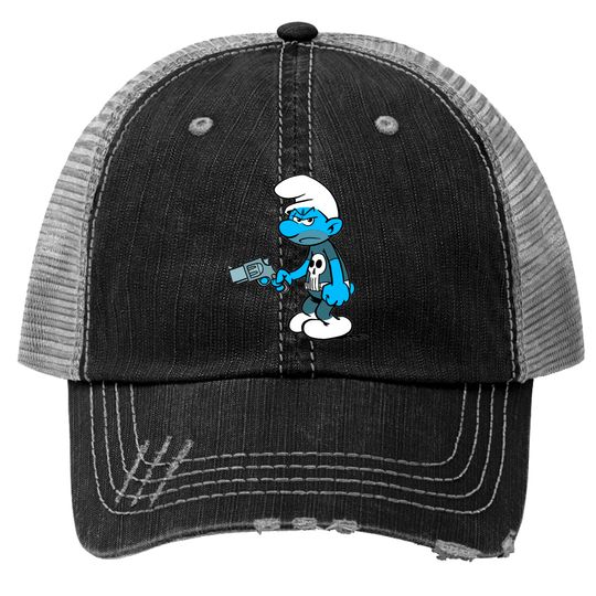 Discover Punishing Smurf - Smurf - Trucker Hats