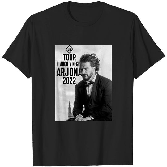 Discover Ricardo Arjona White and Black Tour T-Shirt
