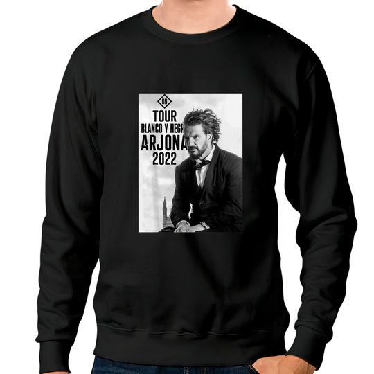 Discover Ricardo Arjona White and Black Tour Sweatshirts