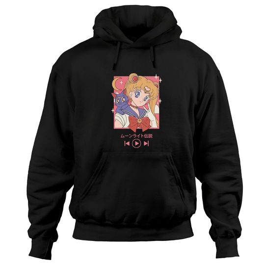 Discover Sailor Moon Hoodies Harajuku Clothing Kawaii Clothing Sailor Moon Anime Hoodies