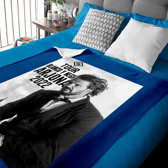 Discover Ricardo Arjona White and Black Tour Baby Blankets