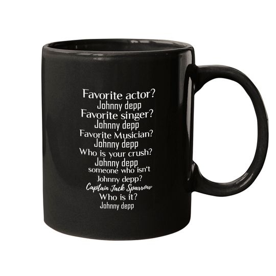 Discover Favorite actor? Johnny depp  Active Mugs