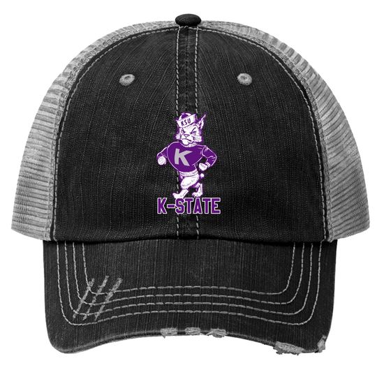Discover Vintage Willie the Kansas State Wildcat Mascot Baseball Cap