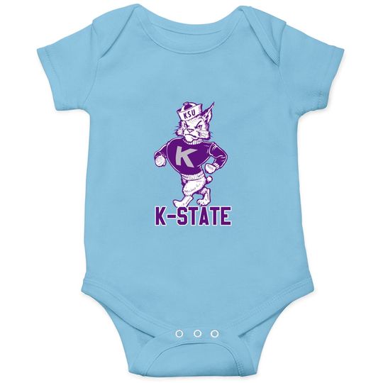 Discover Vintage Willie the Kansas State Wildcat Mascot - Kansas State - Onesies