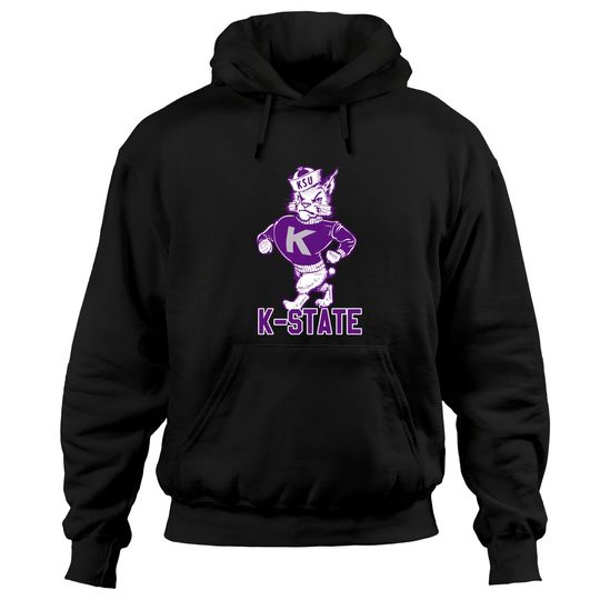 Discover Vintage Willie the Kansas State Wildcat Mascot - Kansas State - Hoodies