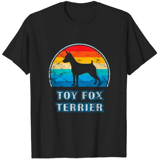 Discover Toy Fox Terrier Vintage Design Dog - Toy Fox Terrier - T-Shirt
