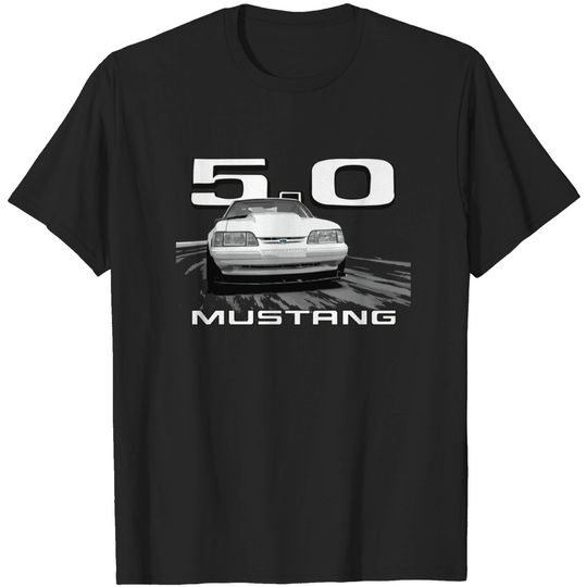 Discover Mustang GT 5.0 LX Fox Body Notchback coupe - Mustang Gt - T-Shirt