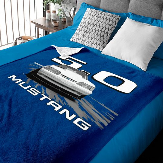 Discover Mustang GT 5.0 LX Fox Body Notchback coupe - Mustang Gt - Baby Blankets