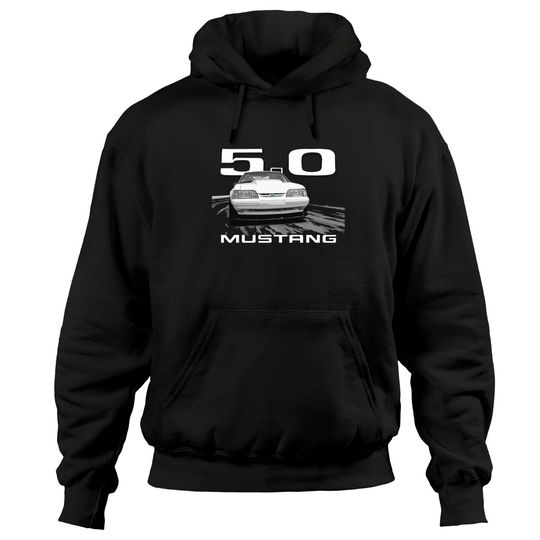 Discover Mustang GT 5.0 LX Fox Body Notchback coupe - Mustang Gt - Hoodies