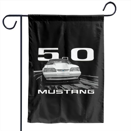 Discover Mustang GT 5.0 LX Fox Body Notchback coupe - Mustang Gt - Garden Flags
