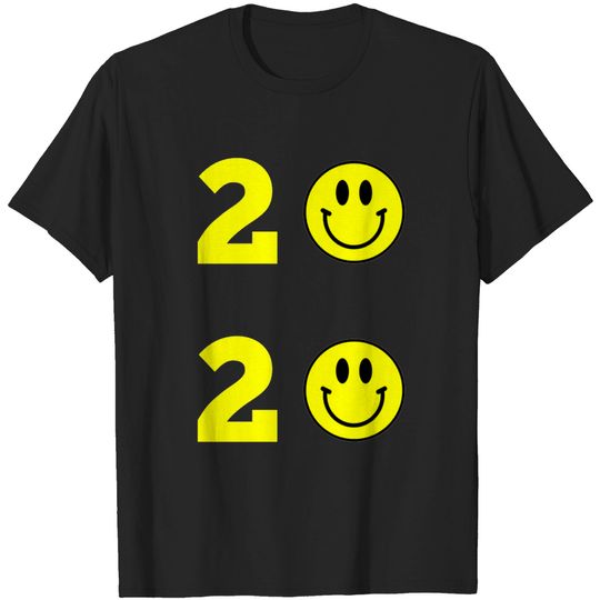 Discover Smiley face of new year 2020 - Smiley Face Of New Year 2020 - T-Shirt