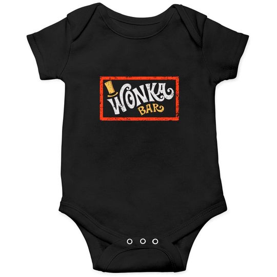 Discover Willy Wonka Inspired Wonka Bar Onesie