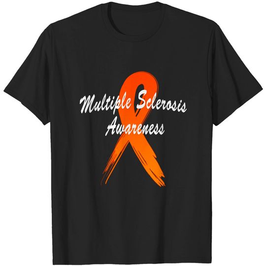 Discover MS, Multiple Sclerosis Ribbon of Hope - Multiple Sclerosis - T-Shirt