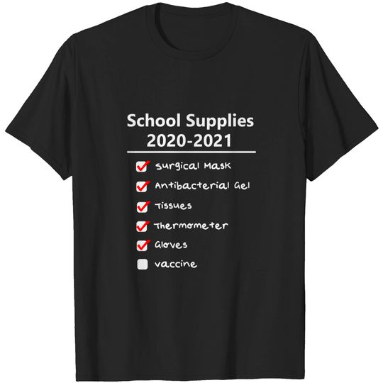 Discover Back To School Supply List 2021-2022 - Back To School - T-Shirt
