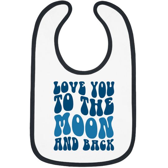 Discover Love You Moon Bibs