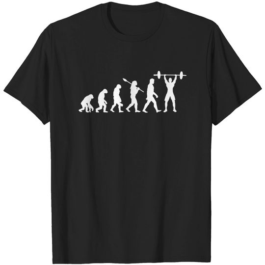 Discover Bodybuilding Pump Muscle Evolution Design Motif - Squat - T-Shirt
