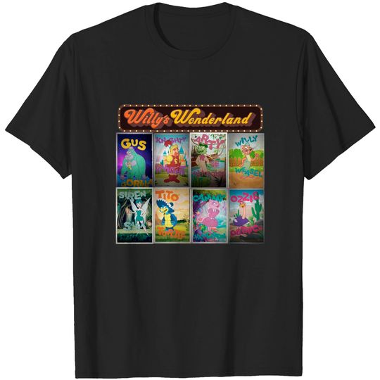 Discover Willy's Wonderland Characters - Willys Wonderland - T-Shirt