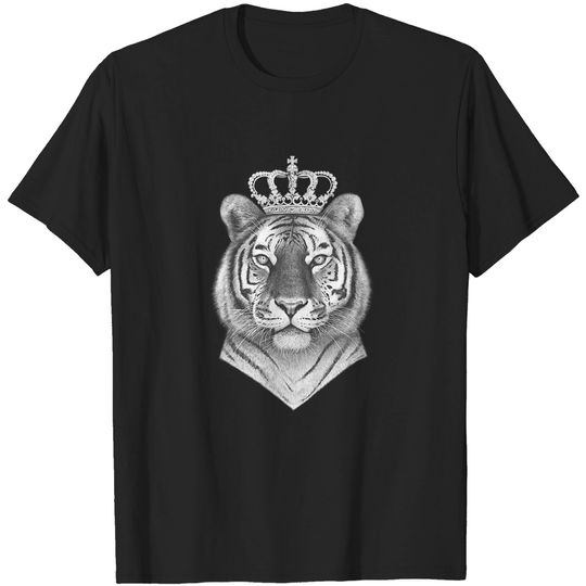 Discover Tiger with crown - Tiger - T-Shirt