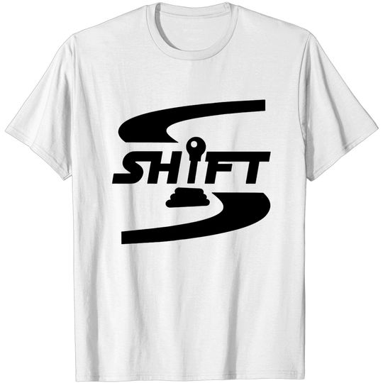 Discover Car driver manual circuit on mountain roads shirt. - Gear Shift - T-Shirt
