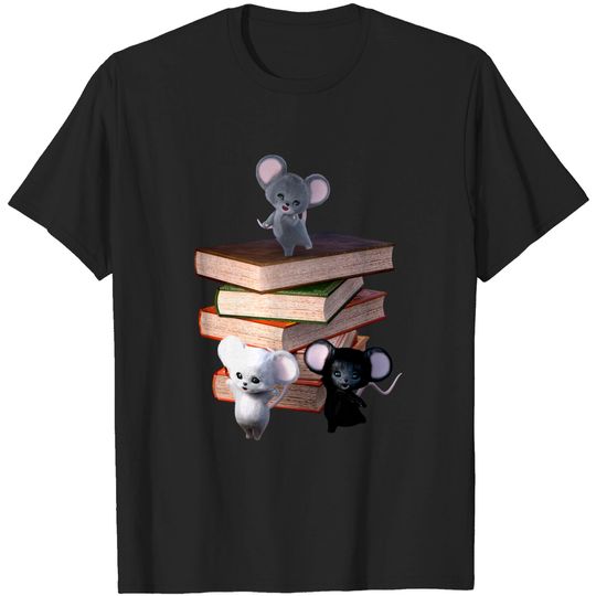 Discover Mouse Tail's Book Club - Mouse - T-Shirt