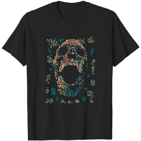 Discover REVEL YÆL - Asemicwriting - T-Shirt